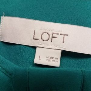 LOFT Tops - Sleeveless green shirt LOFT Tops - Sleeveless green shirt
